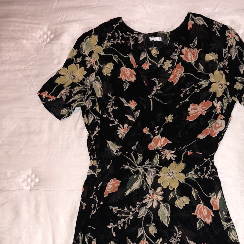 Reformation wrap dress